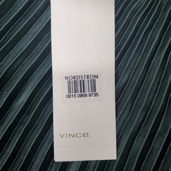 Vince Womens Green Pleated Skirt Size 12 - Picture 8 of 8